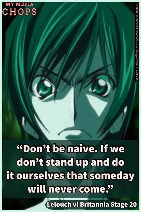 Code Geass Quote Of The Day Rcodegeass