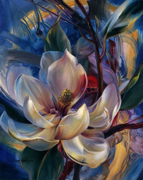 Flower Paintings By Vie Dunn Harr Art And Design Arte Abstracto