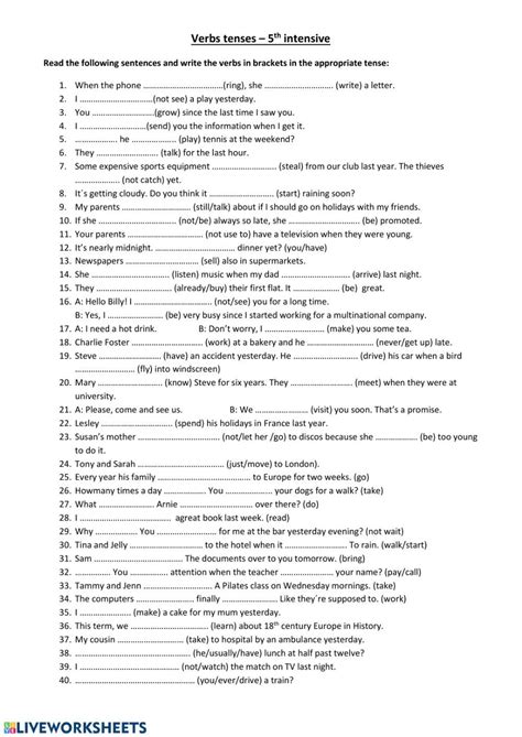 Esl Vocabulary Worksheet Intermediate