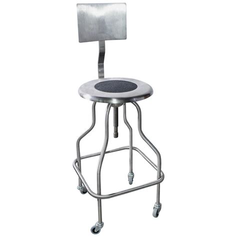 Bar Stool with Backrest at 1stDibs