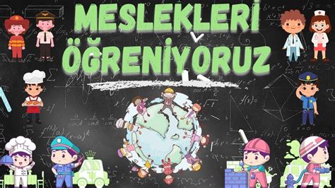 Çocuklar Meslekleri Öğreniyoruz Meslekleri Tanıyalım Okul Öncesi