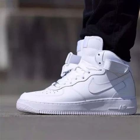 Tnis Bota Nike Air Force Cano Alto Unissex Promocao Tenis Branco