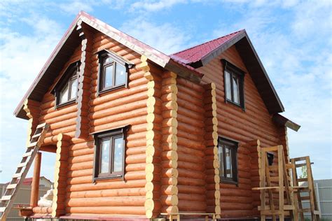 Отделка дома из бревна снаружи (70 фото) » НА ДАЧЕ ФОТО