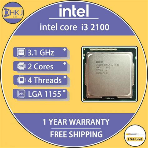 Used Intel Core I3 3220 I3 3240 I3 2100 I3 2120 I3 2130 I3 3245 I3 3210 I3 3225 Socket Lga 1150