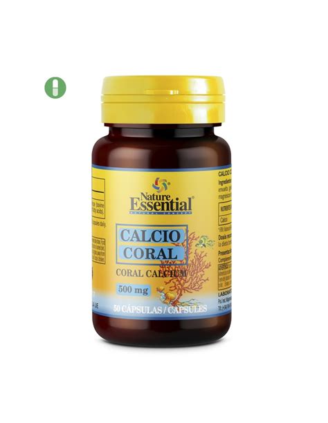 CALCIO CORAL NATURE ESSENTIAL 500 MG 50 CÁPSULAS