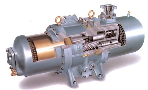 Газовый винтовой компрессор, gas screw compressor, gas compressor