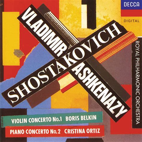 ‎shostakovich Violin Concerto No 1 Piano Concerto No 2 De Boris