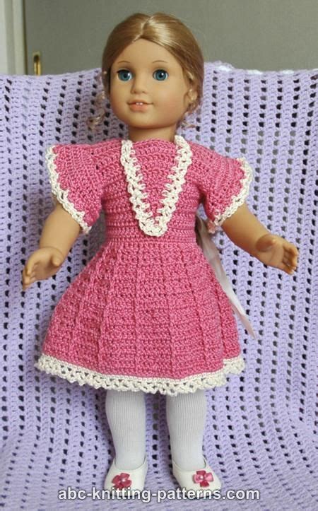 Abc Knitting Patterns American Girl Doll Crochet Summer Dress