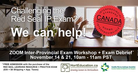 Red Seal exam workshop November 2020 - Landscape Ontario