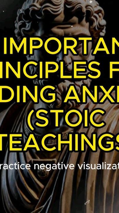 7 Important Principles For Ending Anxiety Stoic Teachings Stoicism