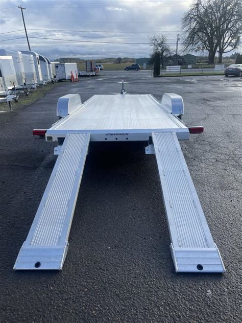 Featherlite Flatbed Car Hauler Trailer Rducd