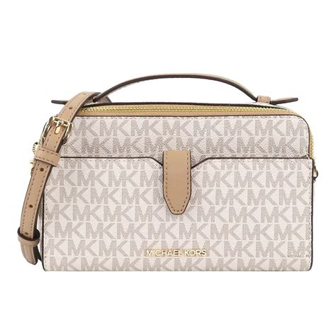 Túi Đeo Chéo Nữ Michael Kors MK Medium Logo Zip Phone Crossbody