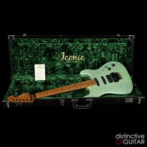 Iconic Guitars Evolution Sd3 Surf Green Flake Guitars Electric Solid Body Distinctive Guitar