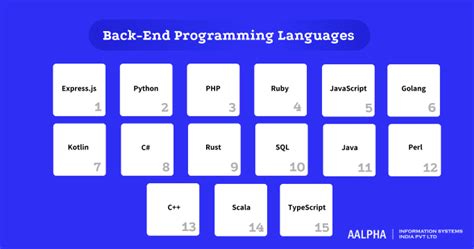 Best Back End Programming Languages 2025 Beyond Aalpha