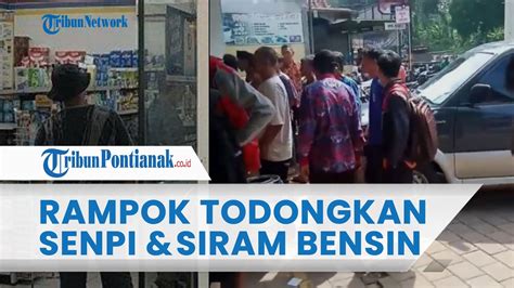 Dua Perampok Todongkan Pistol Dan Siram Bensin Ke Karyawan