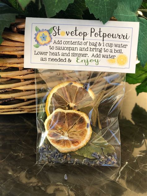 Lemon Lavender Simmering Stovetop Potpourri Natural Citrus Etsy