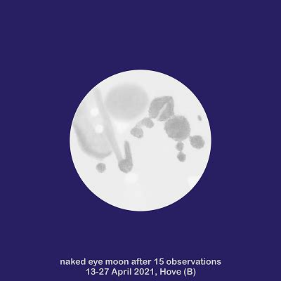 Naked Eye Map Of The Moon Sketching Cloudy Nights