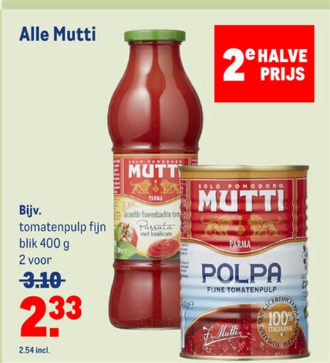 Alle Mutti Aanbieding Bij Makro