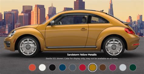 2017 Volkswagen Beetle Exterior Color Options