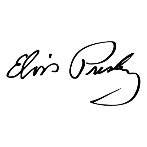 Elvis Presley signature logo, Vector Logo of Elvis Presley signature ...