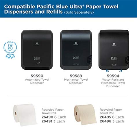 Pacific Blue Ultra 8 High Capacity Automated Touchless Paper Towel Dispenser Starter Kit By Gp