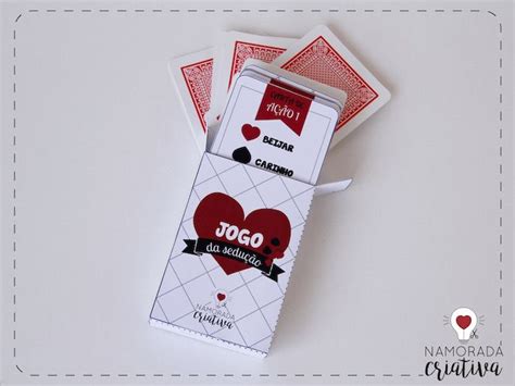 Diy Valentines Day Jogo De Cartas Picante Jogos Para Namorados Diy