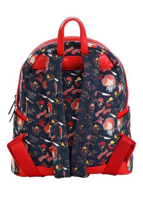 Loungefly Denim Aop Chucky Mini Backpack 21 Off