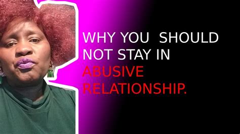 Get Out Of An Abusive Relationship Heres Why Youtube