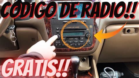 C Digos De Desbloqueo De Radio Acura C Mo Acceder A Todas Las Funciones