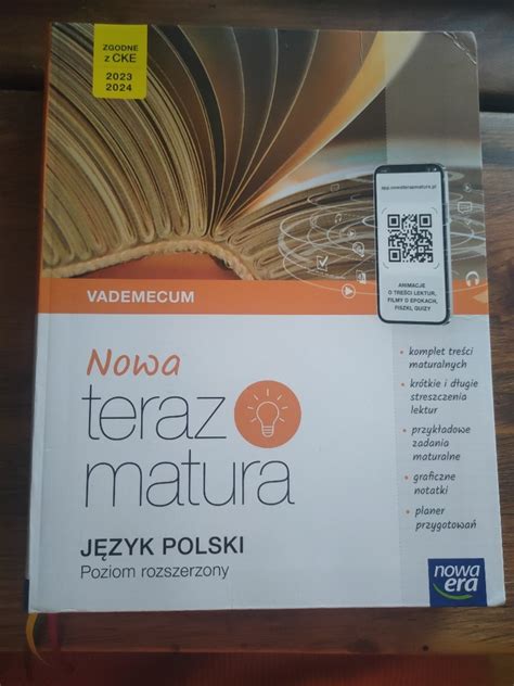 Nowa Teraz matura język polski Vademecum Rozszerz Bieruń Kup teraz