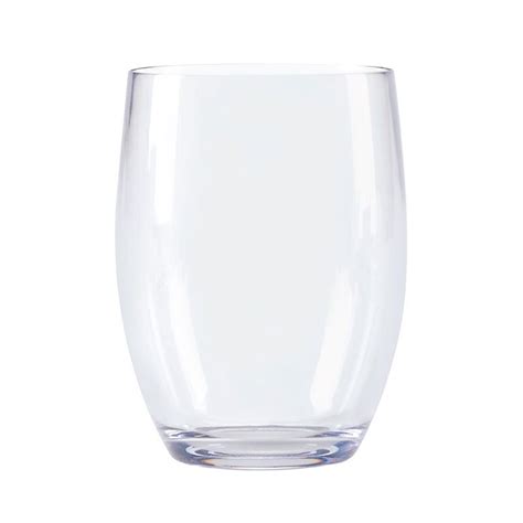 Get Sw 1461 Cl 8 Oz Plastic Wine Glass Stemless