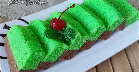 Resep Bolu Susu Coklat Pandan Oleh Bunda Titanque Cookpad