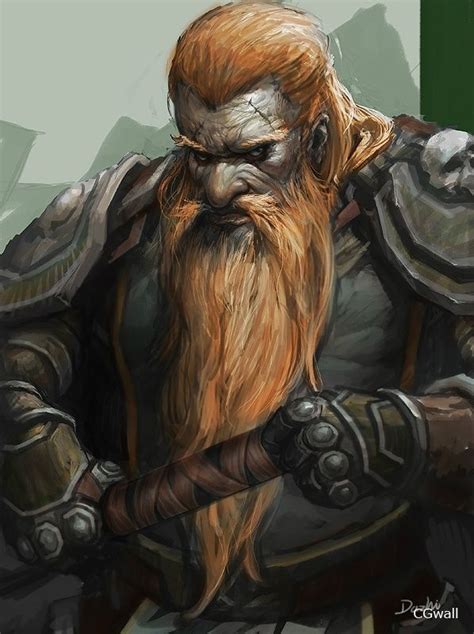 Grey Dwarf Warrior Fantasy Dwarf Dungeons And Dragons Characters