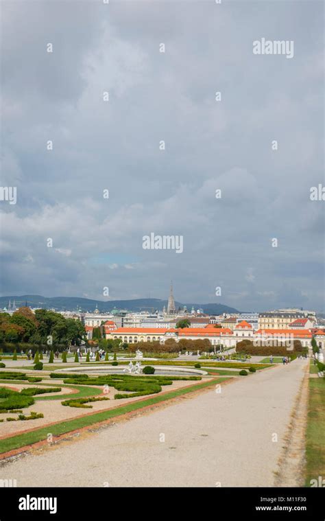 Belvedere Palace And Museum Vienna Stock Photo Alamy