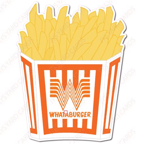 Whataburger Fries Jys Party Decor