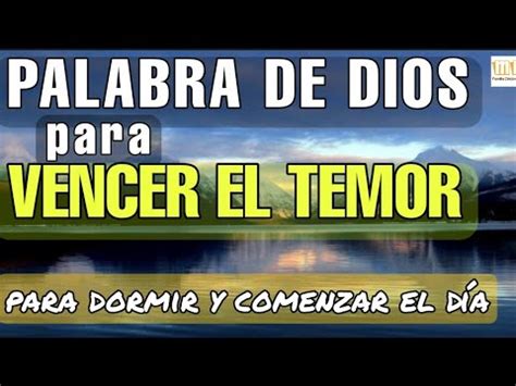 Versos De La Biblia Contra El Temor Dormir Comenzar El D A Con La