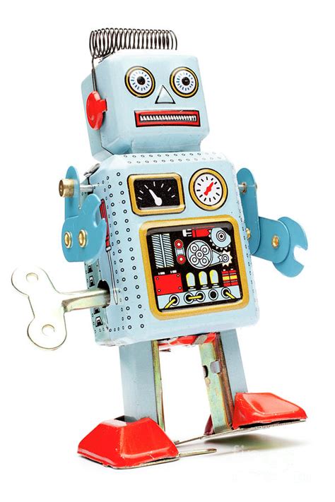 Retro Tin Toy Robot by Thomasvogel