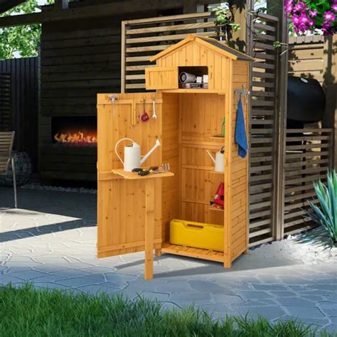 Gartenschrank Aus Holz Ger Teschrank Ger Tehaus Ger Teschuppen