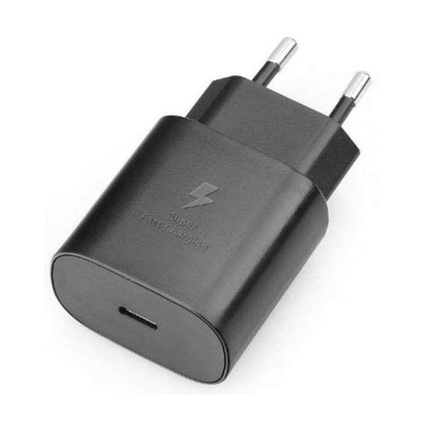 Samsung Oryginalna ładowarka sieciowa kostka USB C 2A 25W czarna