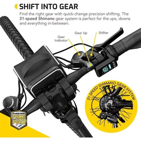 Swagtron Eb Viper Folding Off Road Electric Mountain Bike Ebay