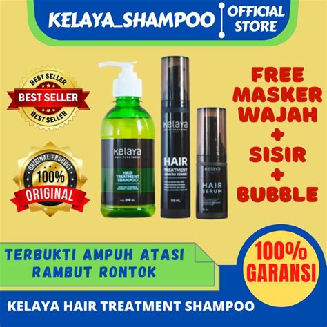 Jual Paket Kelaya Hair Treatment Shampoo Sampo Kelaya Shampo Hair