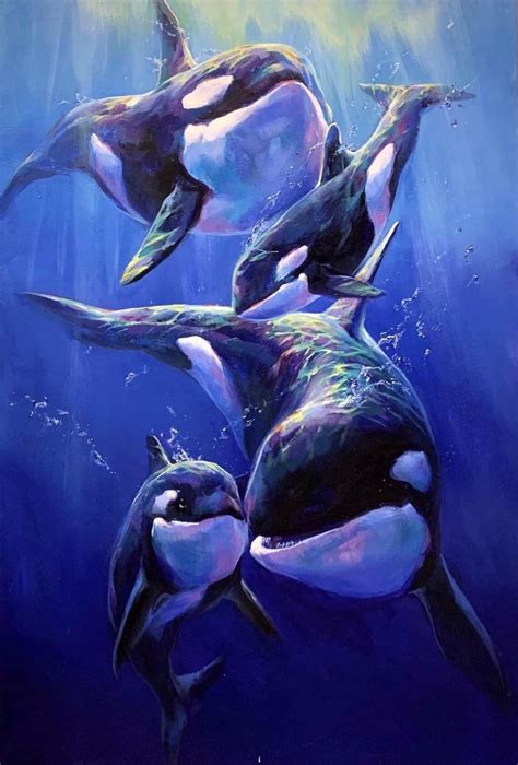 Orca Family | Dimitri Sirenko Art