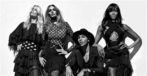 Balmain Recruits Naomi Campbell Cindy Crawford And Claudia Schiffer
