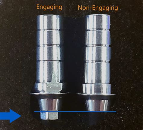 Engaging Vs Non Engaging Titanium Bases Open Implants