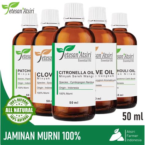 Jual Ml Varian Minyak Atsiri Murni Penyulingan Pure Essential