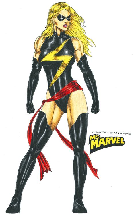 Ms Marvel Carol Danvers By Kiborgalexic On Deviantart