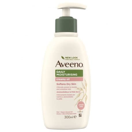 AVEENO CREMA OLIO IDRATANTE CORPO ALLA MANDORLA 300ML Linfafarmacie It