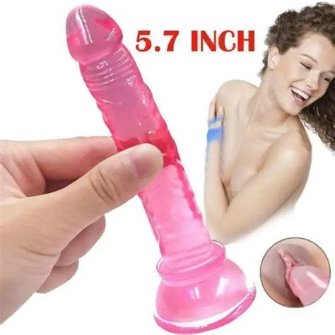 COCK PENIS DONG Realistic Dildo Flexible G Spot Gode Suction Cup Anal