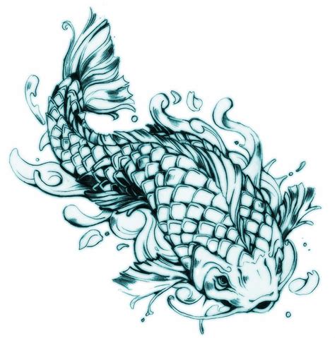 Tattoo Koi Fish Design