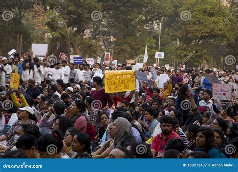 Protest Against Caa Nrc Bill In Mumbai At August Kranti Maidan